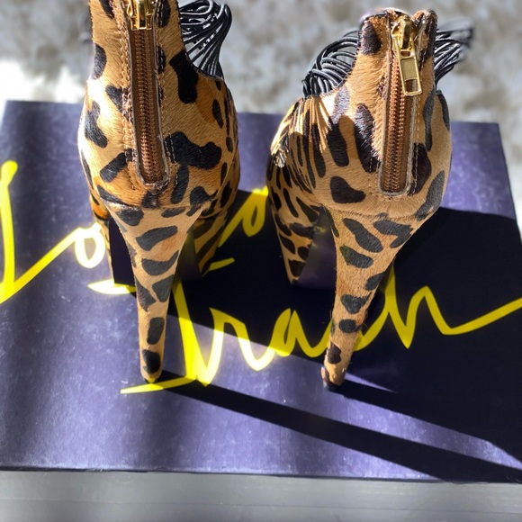 London Trash Leopard Platform Heels - Picture 3 of 4